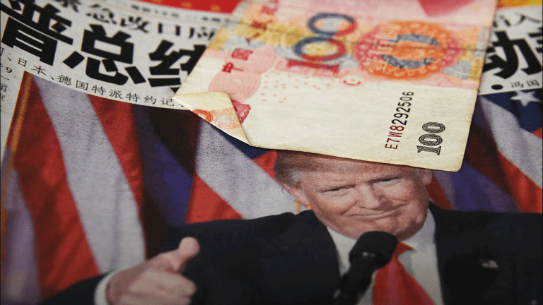 US Treasury Labels China a Currency Manipulator; Dow Futures Resume Plunge