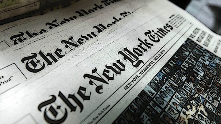 New York Times Reports Strong First-Quarter Earnings