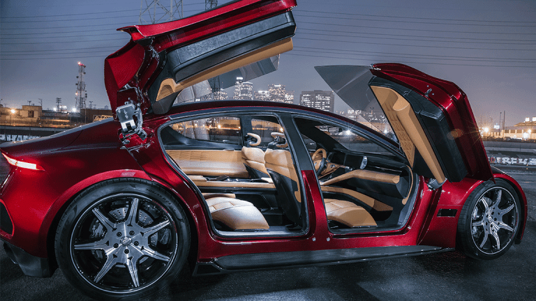 Fisker Debuts 129 000 Tesla Killer At Ces 2018 Thestreet