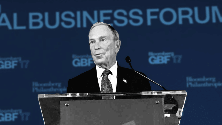 Bloomberg Claps Back at Trump at Inaugural Business Forum