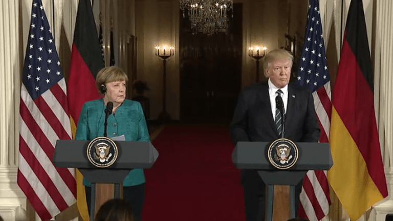 Trump Slams Germany's 'Massive' Trade Surplus as War of Words With Merkel Escalates