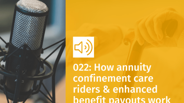 Episode 022: How Annuity Income Confinement Care Riders & Enhanced Benefit Payouts Work
