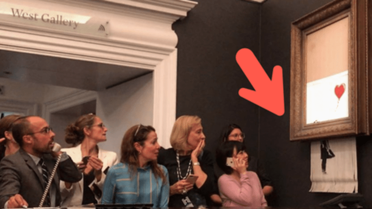 Furor Over Banksy Painting’s Surprise ‘Shredding’ Has ‘Multiplied’ Its Value