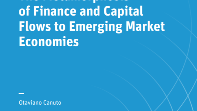 The Metamorphosis of Finance and Capital Flows to Emerging Market Economies