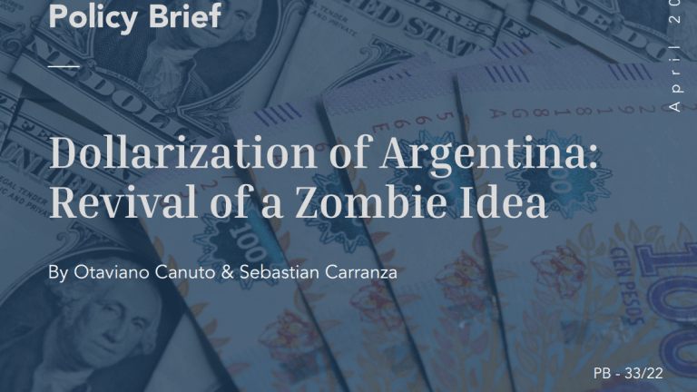 Dollarization of Argentina: Revival of a Zombie Idea