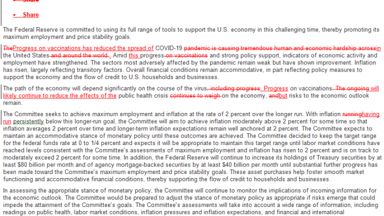 Thrill is Gone Thursday – QE Not Forever?