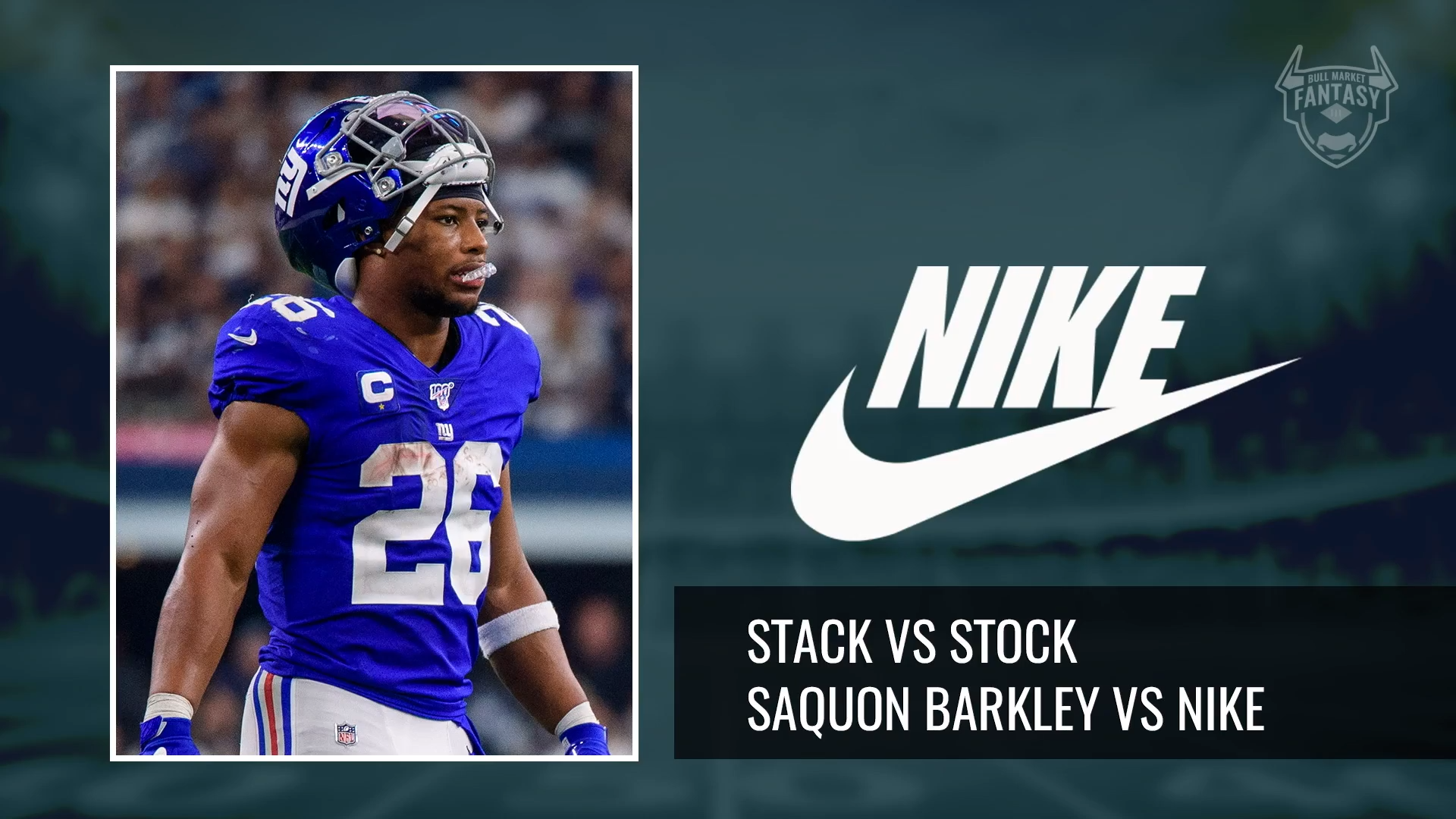 Stocks Versus Stats: Nike Versus New York Giants Runningback Saquon Barkley  - TheStreet
