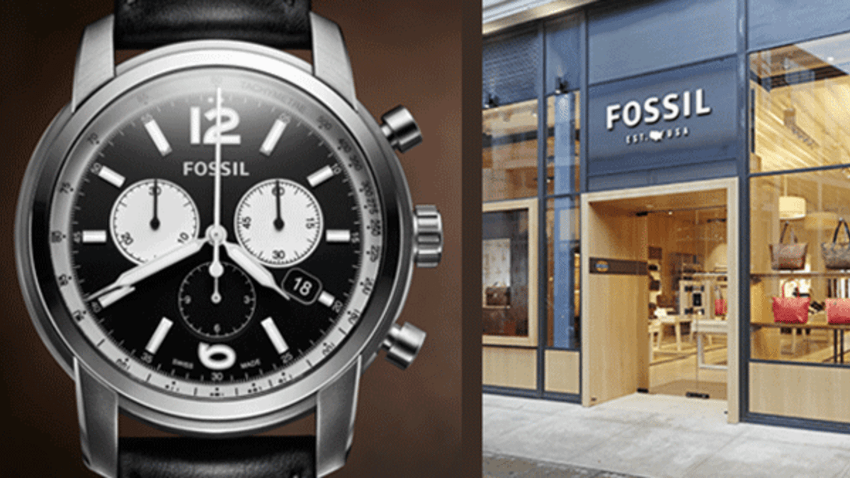 fossil ticker watches