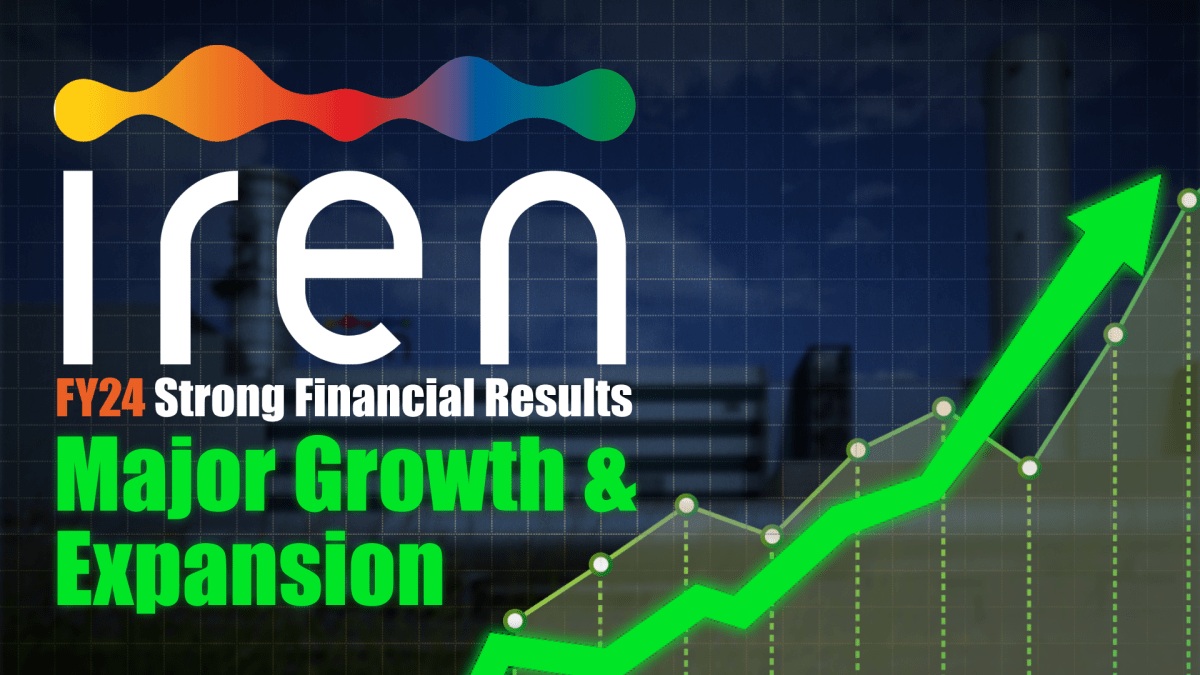 IREN Reports Strong FY24 Financial Results with Major Growth and Expansion  - TheStreet Crypto: Bitcoin and cryptocurrency news, advice, analysis and  more