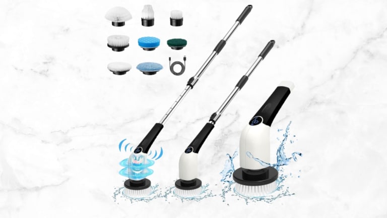 Electric deals spin scrubber