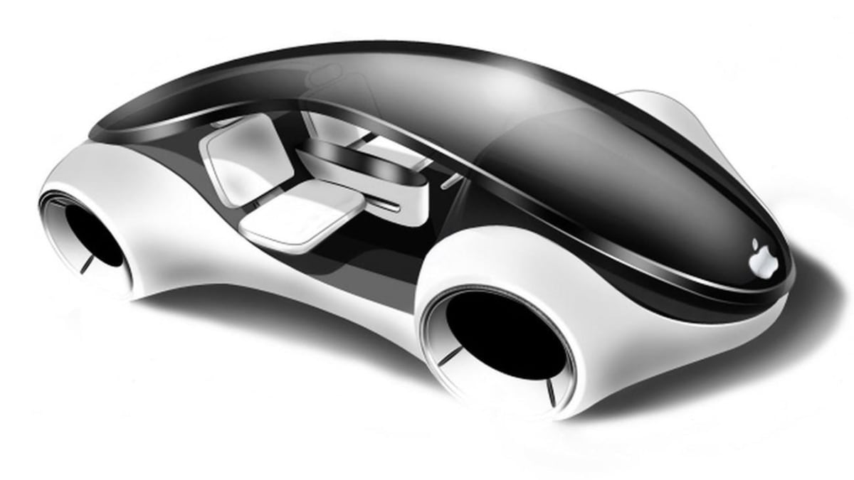 Apple electric car stock top