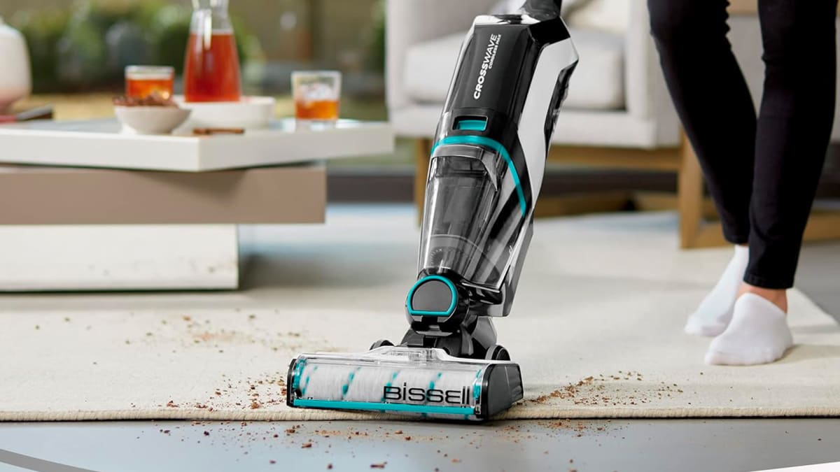 This Bissell CrossWave wet dry vacuum is 212 off at Amazon