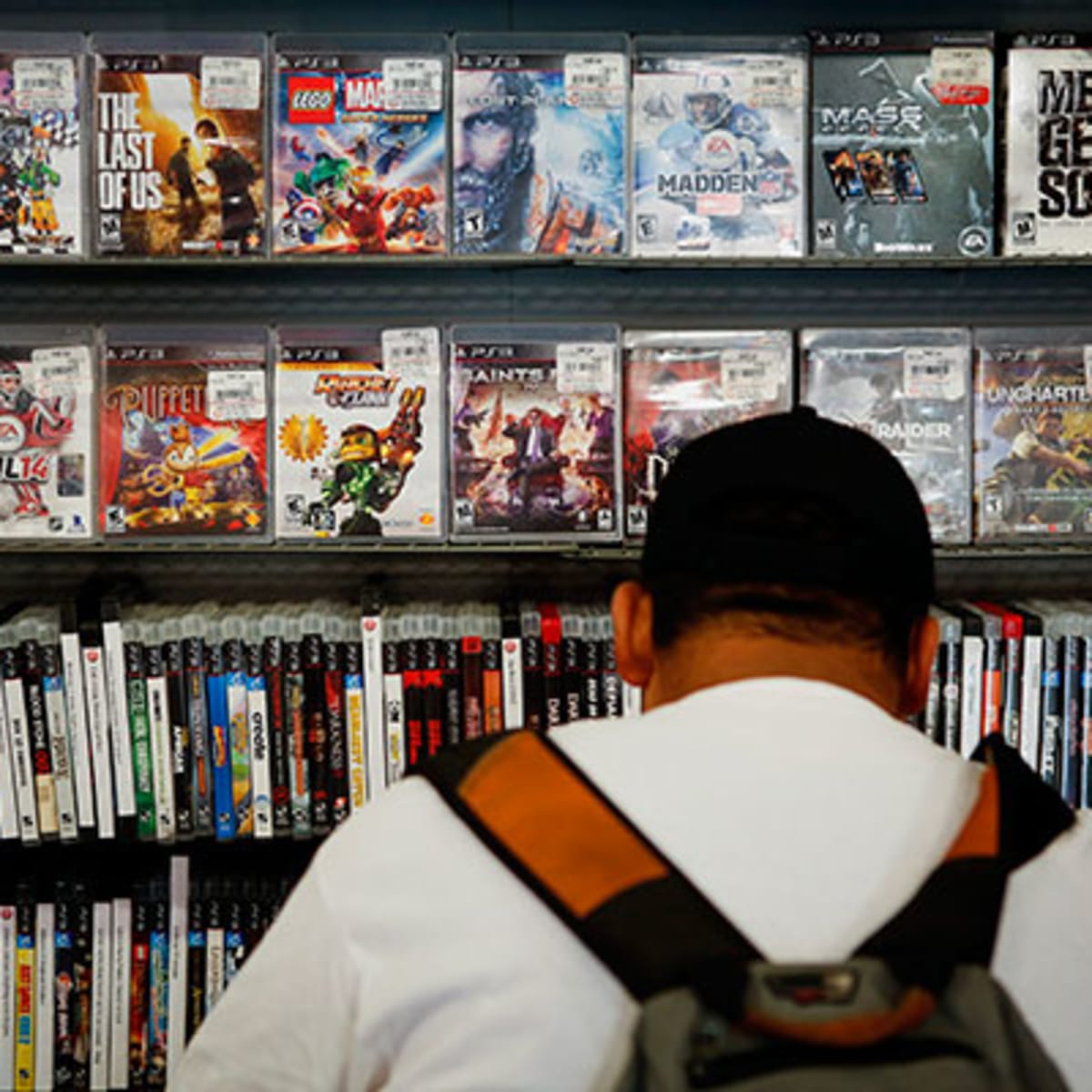 a store sells used and new video games