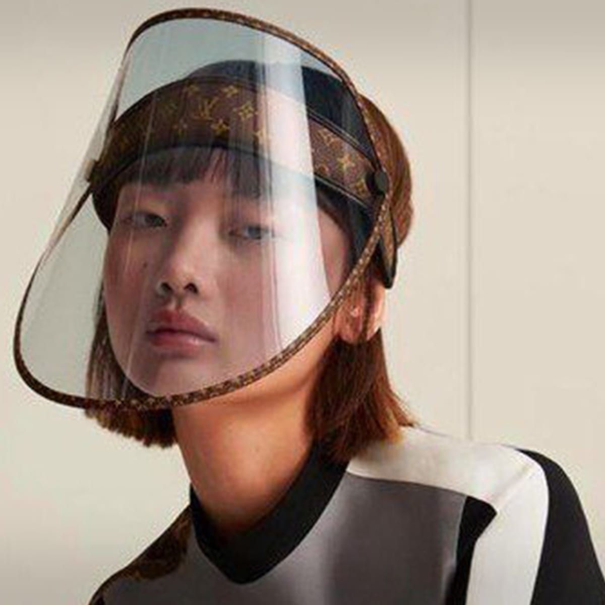 Louis Vuitton Makes Monogram Face Shield Amid COVID-19