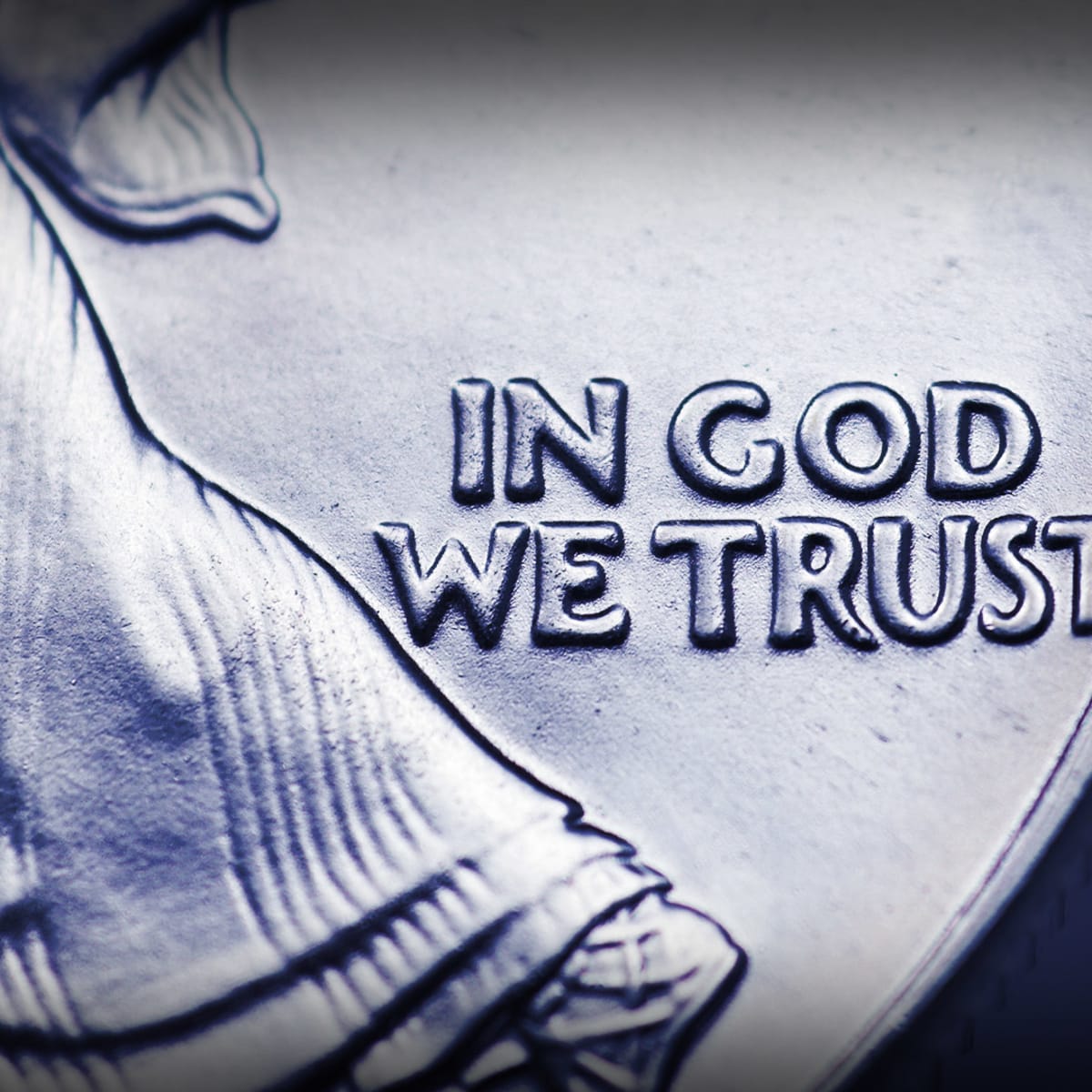In God We Trust Mixed Media by Lori Deiter