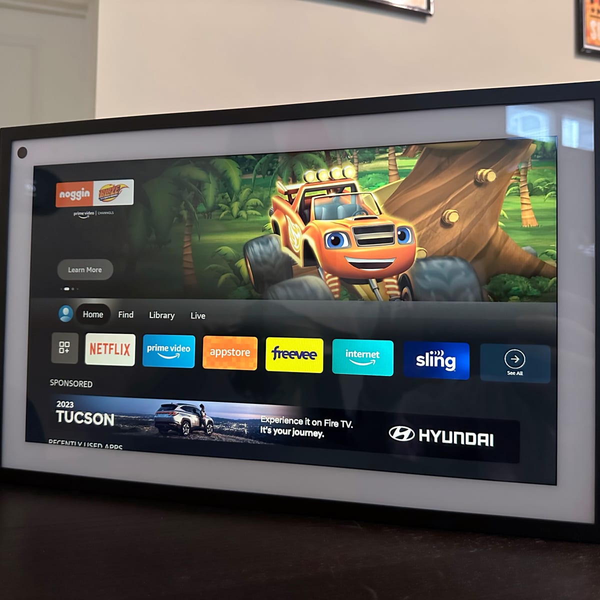 Echo Show 15 with Fire TV Remote, White