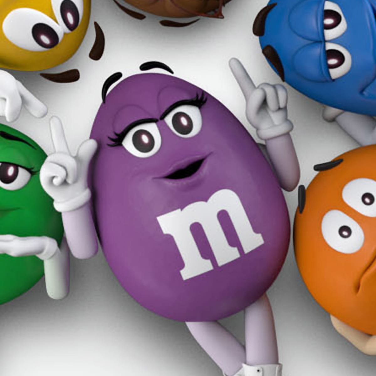 m&ms purple