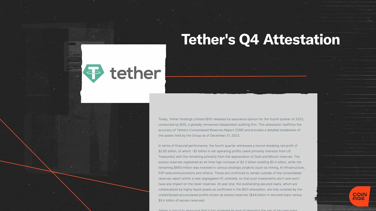 Tether Reports Record Profits