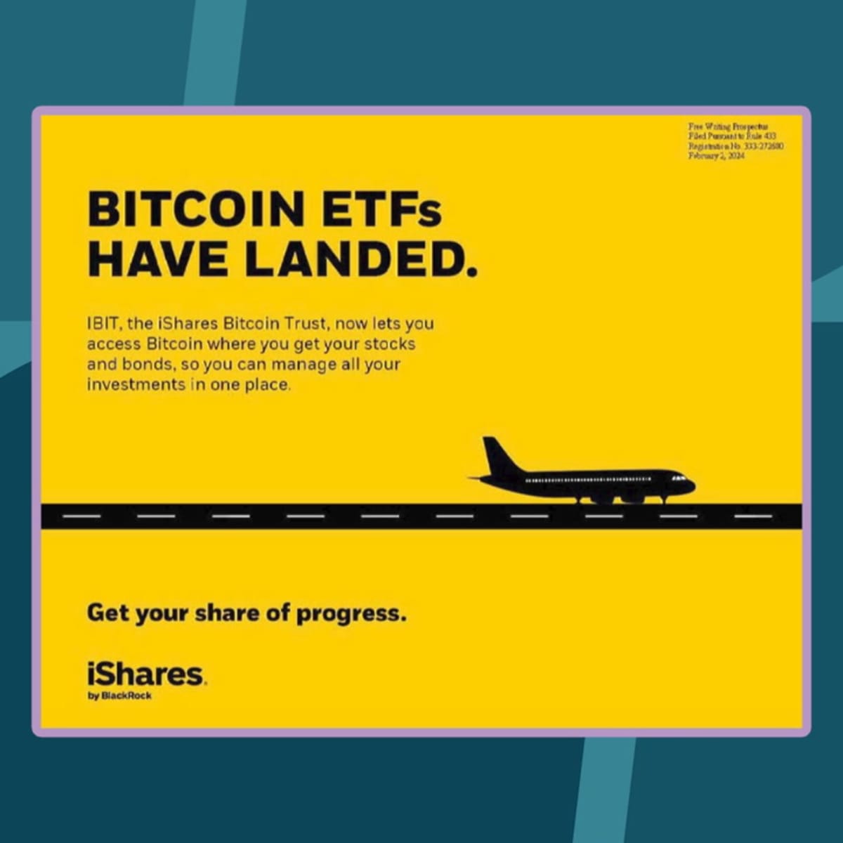 BlackRock launches new bitcoin ETF ads