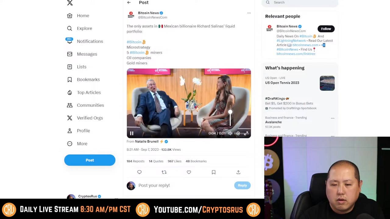 Billionaire Backs Bitcoin