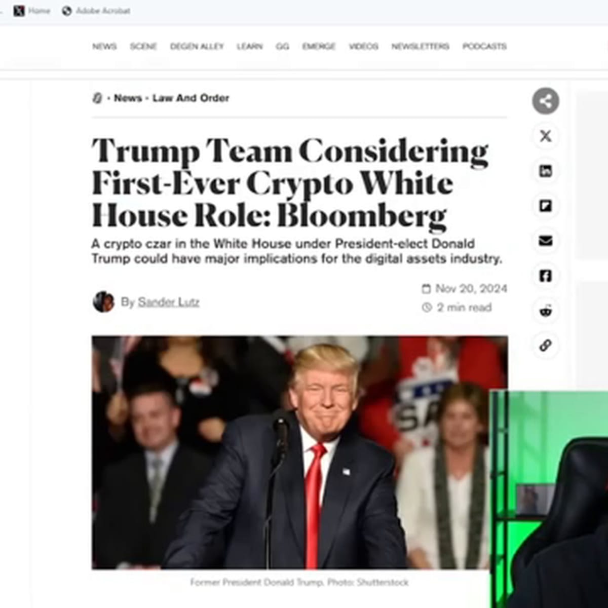 Trumps Next Pick Will PUMP This ALTCOIN!