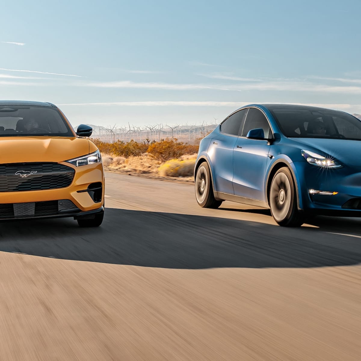 Tesla hot sale versus ford