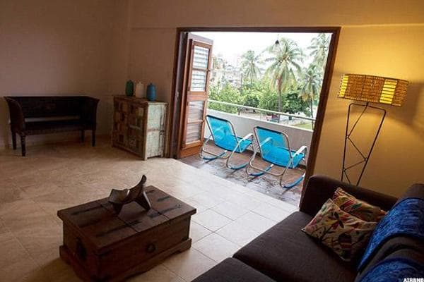 ListingO.K., so it's a one-bedroom, but there's a lot to it for your $50.The whole apartment has been recently renovated, with a modernized private bathroom, efficiency kitchen, a king-size bed, airconditioning and Wi-Fi. You're a seven-minute vintage cab ride away from Old Havana and a short walk from the Malecon waterfront and some of the city's finest restaurants. Also, there's a spacious balcony for taking in some of the city views. If you're flying solo or are just a couple getting away for a weekend, it's about all you'll need.