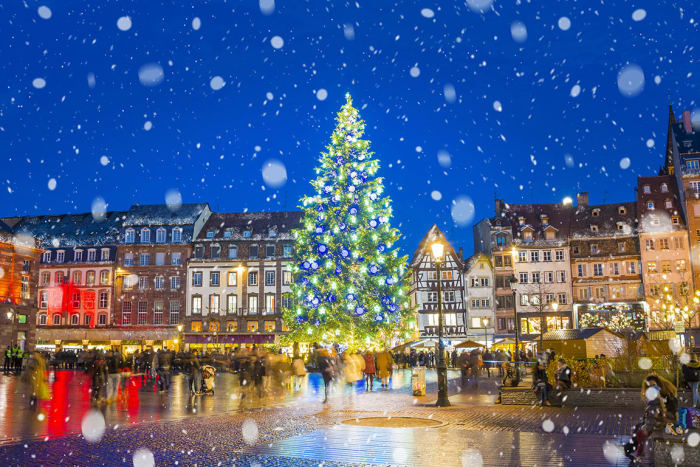 Nov. 26 to Dec. 26, 2021In the heart of the Grande Ile in Strasbourg, a UNESCO world heritage site on the Rhine River, the Strasbourg Christmas market is one of the oldest in Europe. The city, with its blend of German and French culture, is called the capital of Christmas.