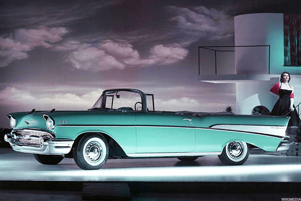 The Chevrolet Bel Air, first produced in 1950, was the most searched for in Colorado and Mississippi.