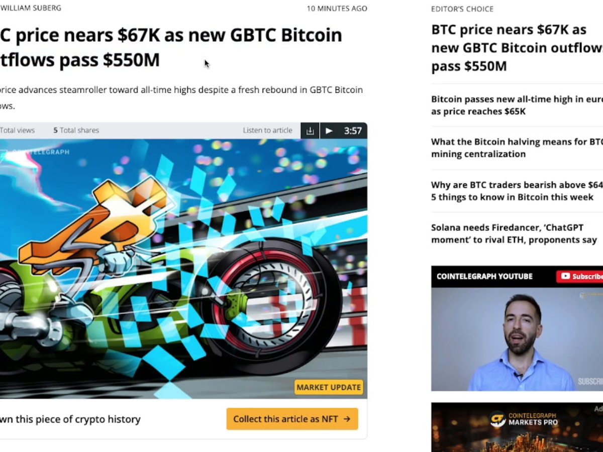 Bitcoin price ‘within inches’ of $69,000, analyst reveals path to all-time  high