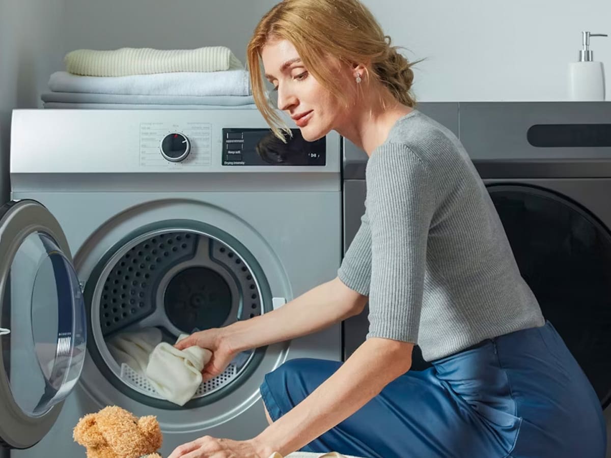 Holikme 2-Piece Dryer Vent Cleaner Kit - Lint Brush And Vacuum Attachment In Deep Blue