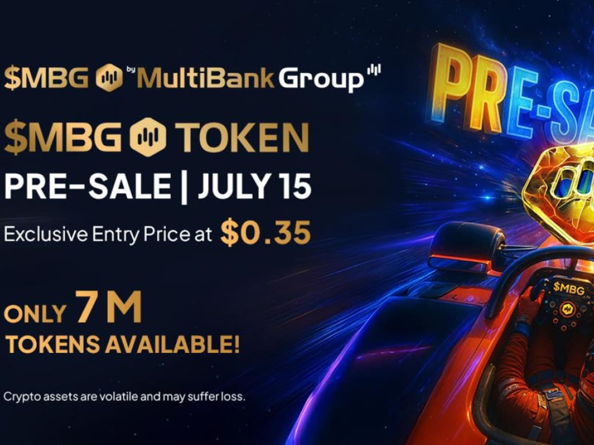 MBG Token Pre-Sale Set for July 15 — Only 7 million Tokens Available at  $0.35 - TheStreet Crypto: Bitcoin and cryptocurrency news, advice, analysis  and more