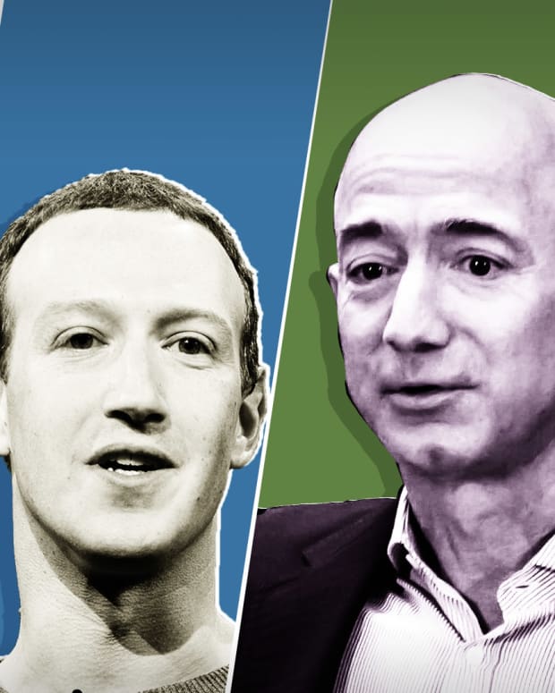 Tim Cook Mark Zuckerberg Jeff Bezos Sundar Pichai Lead