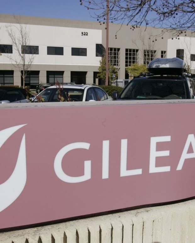 The corporate logo of Gilead Sciences is seen at its headquarters in Foster City, California. Studies for the company's experimental drug, remdesivir, is being expanded into more countries outside China. Photo: AP