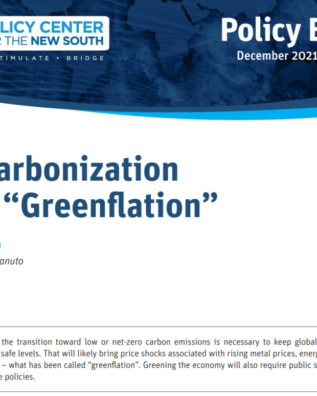 PB decarbonization and greenflation cover