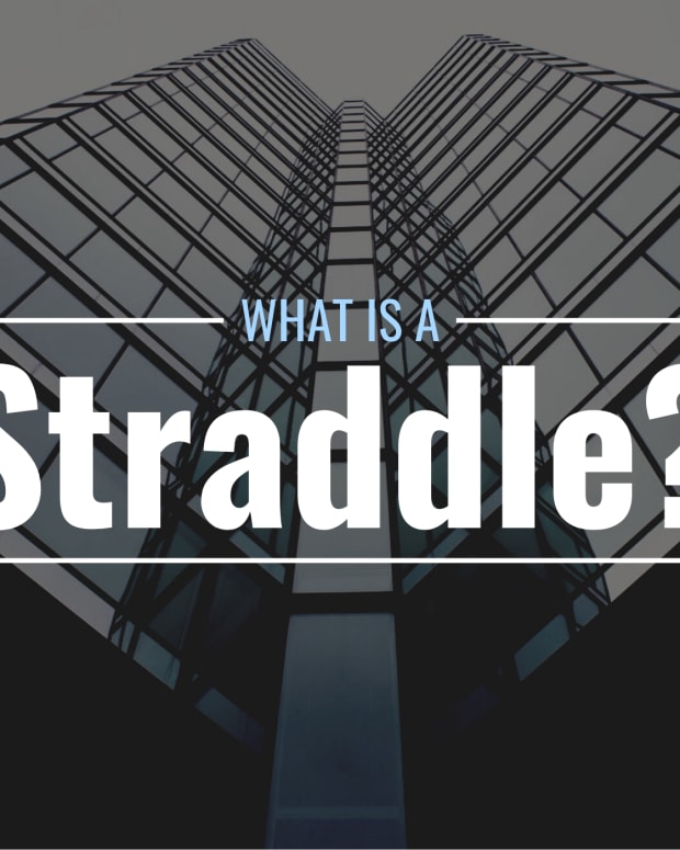 Darkened photo of a tall building with text overlay that reads "What Is a Straddle?"