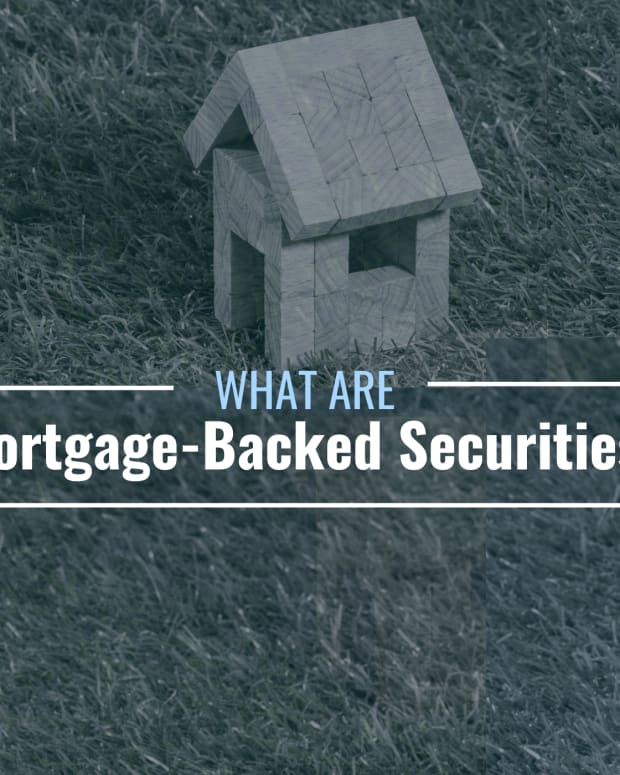 Image of a house with the text overlay: "What Are Mortgage-Backed Securities?"