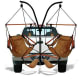 Hammaka Trailer Hitch Stand and Chairs$241 by HammakaThis trailer hitch stand comes with two air chairs and mounts right on the trailer hitch. There's also a hammock version.Photo: Hammaka