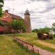 Rochester, N.Y. Annual expenses: $37,611 Median home price: $85,300 Rochester sits on the southern shore of Lake Ontario in western New York and has a population of over 210,000. Above, the Charlotte Genesee Lighthouse, built in 1822 on Lake Ontario.Photo: Shutterstock