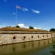 24. Hampton, Va.Cost: $642.9 million for 68 miles of seawallsPopulation: 137,436Avg. cost per person: $4,719Pictured is Fort Monroe National Monument in Hampton.Photo: Shutterstock