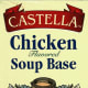 Castella brand Chicken Soup Base Size: One-pound plastic jars and 25-pound white buckets.Lot numbers: 0912039918, 1001121915, 1002013074, and 1002194266 with the expiration dates 12-3-2010 through 2-28-2011 and lot numbers 0911259508, 0911259508A, 0912150738, 0912180973, 0912211087, 1001192342, 1001282925, 1002194267 with the expiration dates 11-25-2010 through 2-28-2011 and the UPC numbers 7 50144 33000 5 or 7 501144 3320 9. Photo Credit: fda.gov