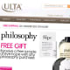 This site has a huge selection of mass and prestige brands, including their own proprietary brand. They offer three free samples of your choice with every order, frequent shopper rewards programs and loads of "gift with purchase" and cash-off promotions. Shipping is free for all orders that top $50. Photo Credit: Ulta.com