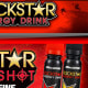 Makers of popular carbonated energy drinks appear to be catching on to consumer demand for less volume and less sugar in their drinks, but just enough caffeine, or even more than their traditional drinks. Rockstar is no different. Caffeine per ounce: 80 milligrams Price per 100 milligrams: $1.13 based on a 12-pack of 2.5-ounce shots for $27. Photo Credit: rockstar69.com