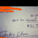 The text: Don't be ignorant. Not every story of tiptotalism leaves us rooting for the server. Sometimes the person has it coming. After all, tipping doesn't just reward good service; it also punishes bad. Give lousy service, and get a lousy tip. Or, in this case, be a crazy racist, get a lousy tip. This receipt came courtesy of an Asian Reddit user, whose waitress called him Jackie Chan when she thought he couldn't hear her. He could and left behind a small reminder about basic manners.