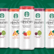 The new Starbucks Refreshers from PepsiCo Inc.&nbsp; contain carbonated fruit juices with coconut water. Flavors include Peach Passionfruit, Strawberry Lemonade and Black Cherry Limeade. Other flavors of Starbucks Refreshers sell for $29.89 for a dozen 12-ounce cans online at Walmart Stores Inc.&nbsp; .