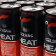 Celsius Holdings launched a new line of its carbonated pre-workout beverages called Heat. Consumers can find Heat, also a dietary supplement, at fitness centers and the Vitamin Shoppe Inc. nationwide. The new line includes&nbsp;Inferno Punch, Blueberry Pomegranate and Cherry Lime flavors in a 16-ounce can packed with 300 milligrams of caffeine. A 12-pack is $29.99 online at the Vitamin Shoppe.Howard Wishner, a spokesman for Celsius Holdings, said the line was a result of requests from trainers."They said, 'We'd like something a little more stepped up,'" Wishner said. "It gives them 100-milligram higher caffeine content."