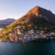 Monte Isola is a green mountain in the centre of Lake Iseo, northeast of Milan. Cars are banned on this island of less than 2,000 residents. Enjoy hiking and cycling here, plus there are several parks in the region.