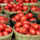 Tomatoes Tomatoes are a big crop in Tennessee, worth nearly $62 million, according to the USDA. Above, buckets of tomatoes at the Nashville farmers market.
