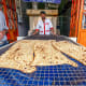 7. IranETR count: 4 (high)Iran is vulnerable to food insecurity, water stress and natural disasters, including rising temperatures. More than a half million people were displaced by natural disasters in 2019, and the positive peace status is low and deteriorating. Above, bakers make Sangak bread in Shiraz in 2019.