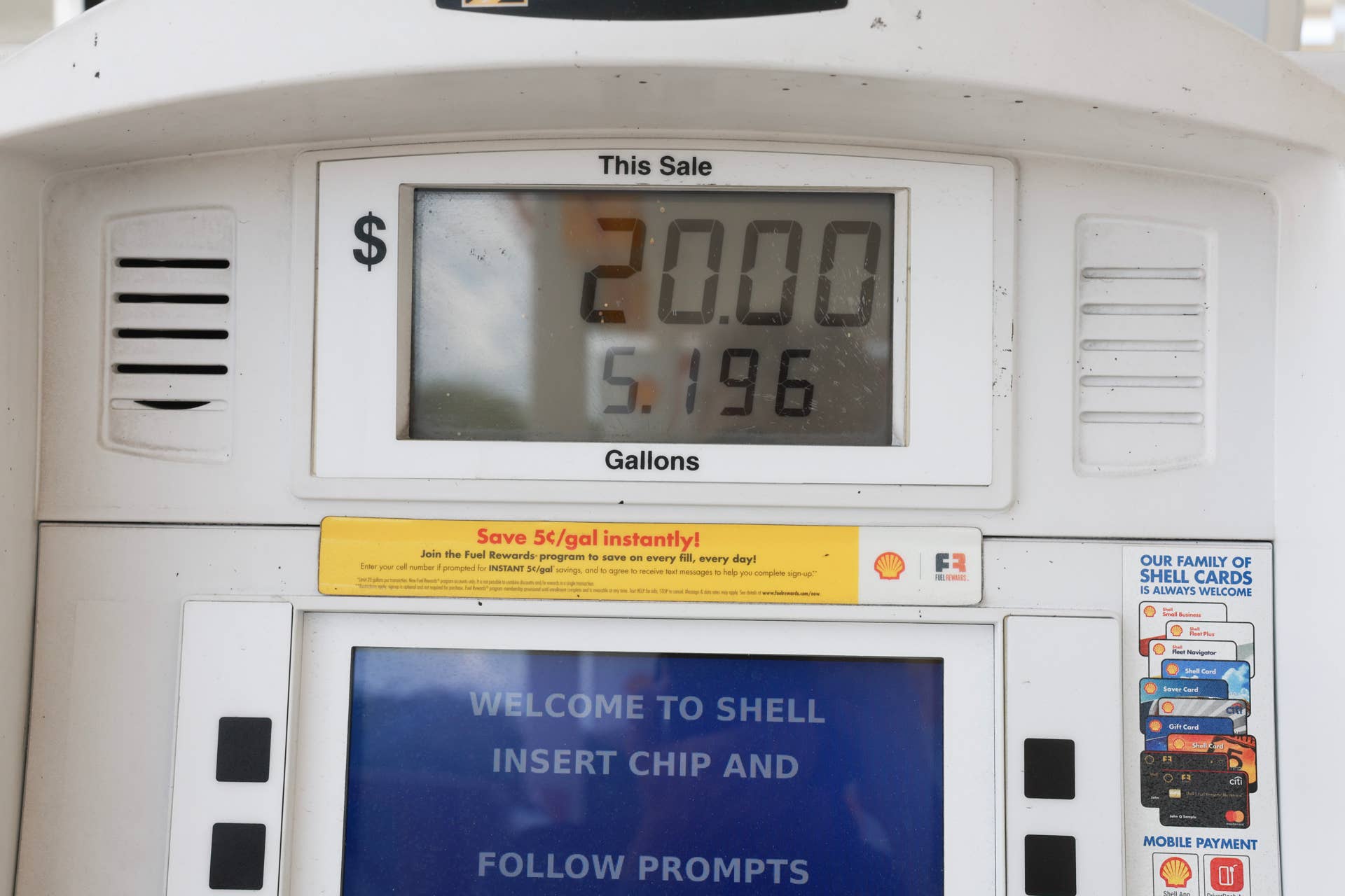 Shell Fuel Sign Numbers Shell Fuel Sign In